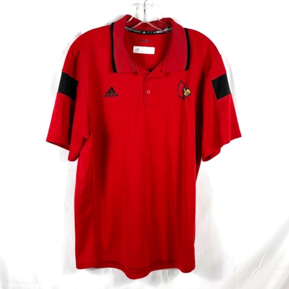 Louisville Cardinals L Adidas Polo UL Climalite